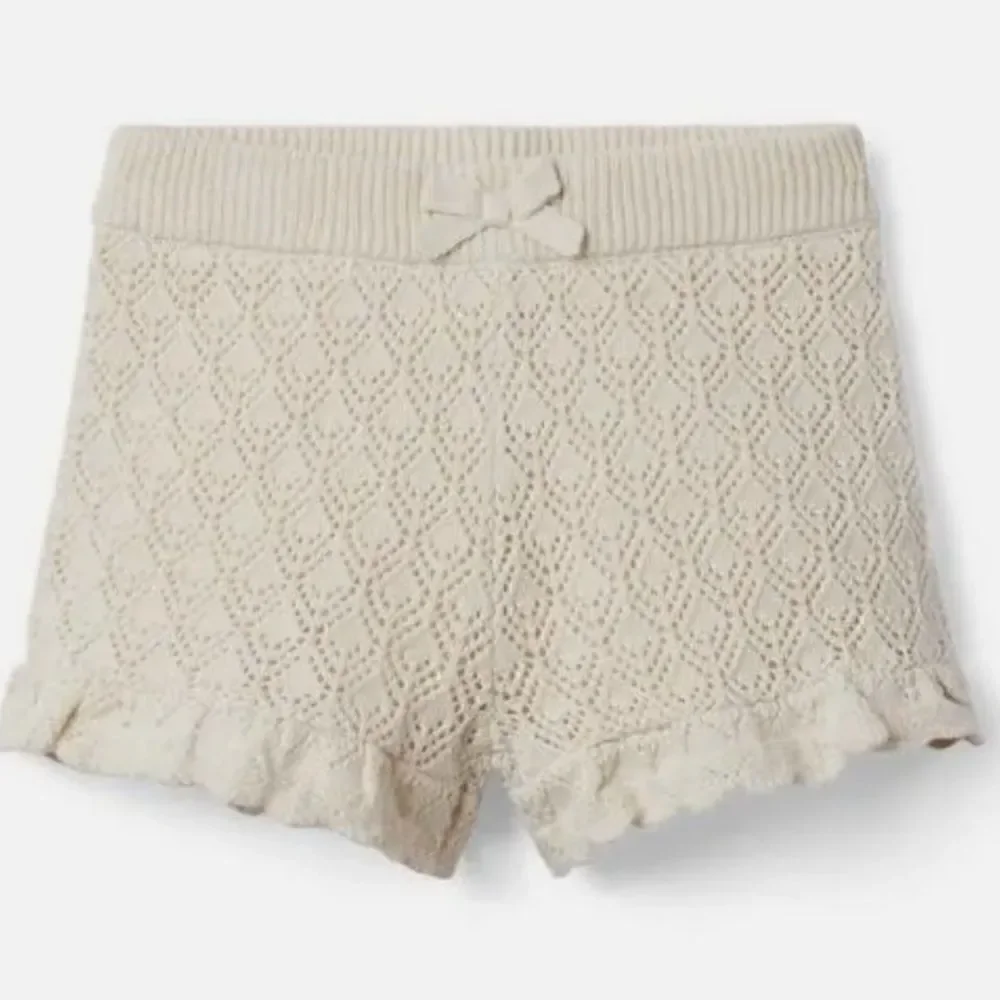 Janie and Jack Crochet Scalloped Trim Top and Shorts Size 16